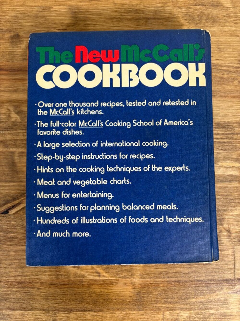 Vintage 1973 The New McCall's Cookbook by Mary Eckley (Hardcover) - Picture 2 of 3